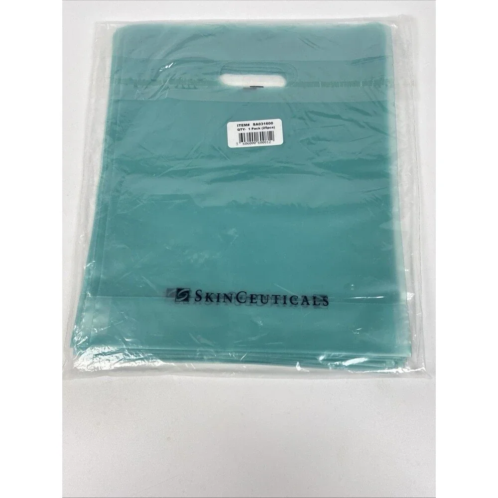 SkinCeuticals 25 Pack Of Merchandise Plastic Shopping Bags With Handle